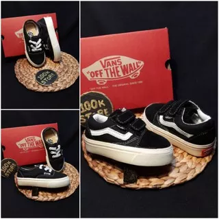 sepatu sneaker Vans anak / sepatu anak bayi / OG size16-35 usia 7bln-7 th unisek / jaminan real pict