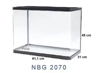 Aquarium Ikan - Akuarium Nisso Manta - Kaca Lengkung p 60 cm NBG 2070