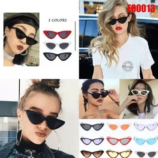 kacamata warna hitam wanita gaya bentuk segitiga cat eye gaya vintage kacamata fashion kacamata selebgram Tik tok termurah terlaris terbaru