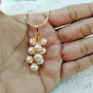 Liontin Mutiara | Mutiara Air Tawar / Mutiara Kulit kerang | Mutiara Lombok | Rodium