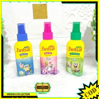 Zwitsal Kids Hair Lotion Spray Natural And Nourisihing / Body Mist Soft Touch / Body Mist Fresh Touch 100 ml