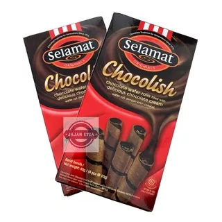 SELAMAT CHOCOLISH 40graM/ WAFER SELAMAT CHOCO LISH / SELAMAT ASTOR COKLAT / ASTOR SELAMAT COKELAT / ASTOR COKELAT