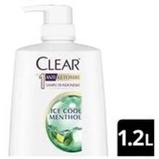 clear menthol 1.2 Liter clear shampoo clear 1.2L