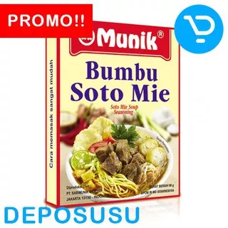 MUNIK Bumbu Soto Mie 90g | Soto Mie Soup Seasoning (SKU-20)
