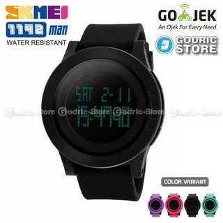 SKMEI Jam Tangan LED 1142 DG1142 Tali Karet Sport Water Resistant Original Anti Air