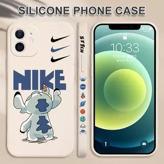 Soft Case Silikon Desain Stitch Untuk Iphone 11 11 Pro Max 7 8 Plus 6s 6 Plus X Xr Xs Max case hp