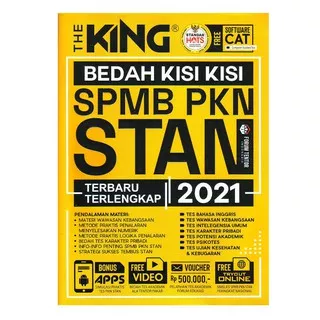 BUKU PKN STAN : THE KING BEDAH KISI-KISI SPMB PKN STAN 2020/2021 - FORUM TENTOR INDONESIA