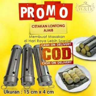 cetakan lontong alumunium 15 x 4 cm 1 lusin / cetakan lontong alumunium murah /cetakan kue alumunium