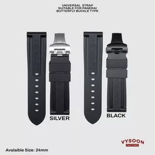 Tali Jam Karet Rubber Strap Officine Luminor Panerai Sporty 24mm