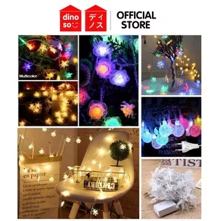 DINOSO Lampu Tumblr Led Dekorasi 4,2meter Lampu Natal Lampu Led Lampu Hias