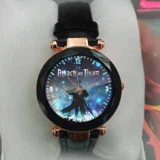 Jam Tangan Custom Wanita Anime Attack On Titan || Jam Tangan Wanita Terbaru