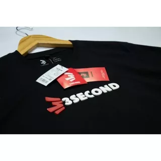 KAOS 3 SECOND ORIGINAL PREMIUM FLOKING (SABLON TEBAL) KAOS DISTRO BANDUNG KAOS PRIA TSHIRT COWOK UNISEX