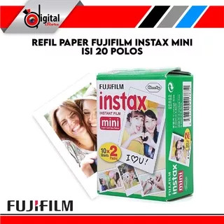 Refil Paper Fujifilm Instax Mini Isi 20 POLOS