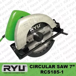 Circular Saw RYU 7 Inch TEKIRO Mesin Circle Gergaji Kayu RCS185-1