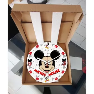 Jam Dinding Mickey Mouse 40cm