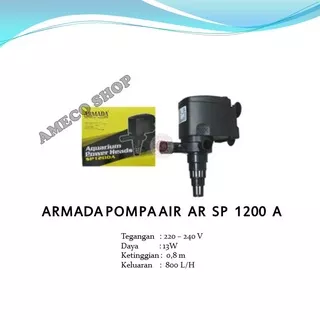 ARMADA Pompa Air Celup Aquarium AR SP 1200 A