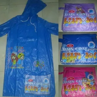 Jas Hujan Anak Raincoat/Jas Hujan Terusan/Jas Hujan Anak Murah Lentur Tebal Terlaris | Dolphin 385