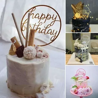 Tomodachi Topper Kue Ulang Tahun/Hiasan Kue Ultah/Birthday Cake Topper