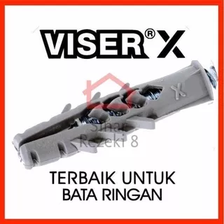 VISER X X5 10 pieces / Fisher Fiser Visher Nylon s6 Tembok [X5 10 pieces]