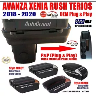 ARMREST AVANZA XENIA RUSH TERIOS 2018-2021 -AUTOGRAND ARMREST PNP USB
