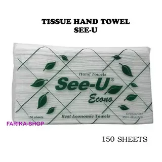 Tissue Hand Towel Econo See U / Tissue Wastafel / Tissue Dapur isi 150 sheets