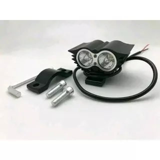 Lampu tembak sorot led owl mini 20 watt cree 2 mata 3 mode ultrafire 12 volt