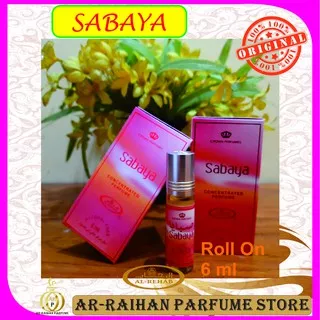 Parfum Al Rehab SABAYA ROLL ON 6 ML Murni Non Alkohol Original Parfum Arab Saudi