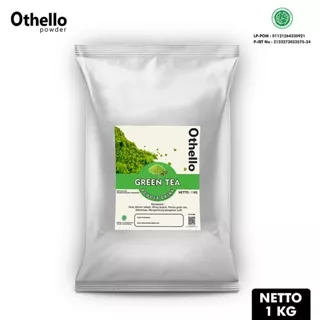 Othello Powder Drink Bubuk Minuman Rasa Green Tea 1kg Serbuk Manis Premium Kekinian Kiloan Boba Murah