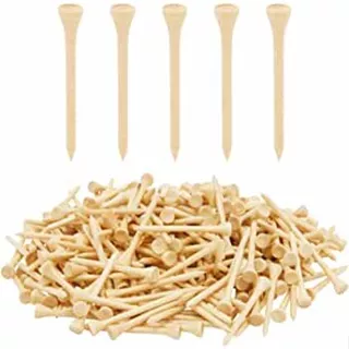 Paket 10 Pcs Wooden Golf Tees Aksesoris golf tee Golf kayu