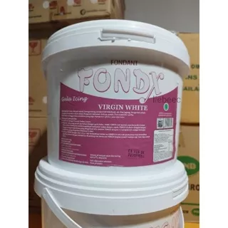 Fondant Icing Fondx Virgin White 5kg / 5 kg