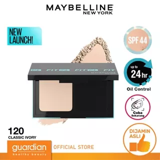 MAYBELLINE Fit Me 24HR Oil Control Powder Foundation 83g - 120 Classic Ivory Bedak Two Way Cake TWC SPF44 PA++++