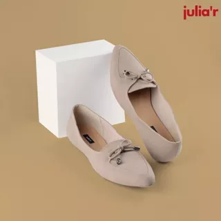 Julia'r R0009 Flatshoes Cream