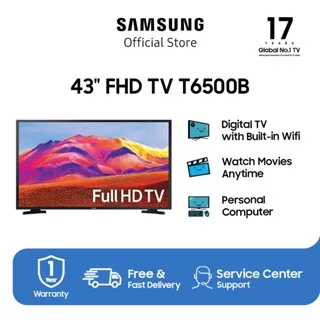 Samsung Smart TV 43 inch Full HD dengan Ultra Clean View UA43T6500BKXXD