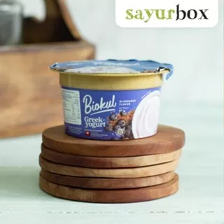 Biokul Greek Yogurt Blueberry 80 gram Sayurbox