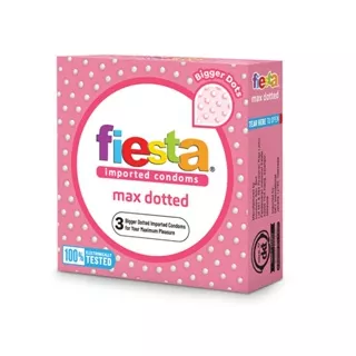 Kondom Fiesta Max Dotted (3 Pcs)