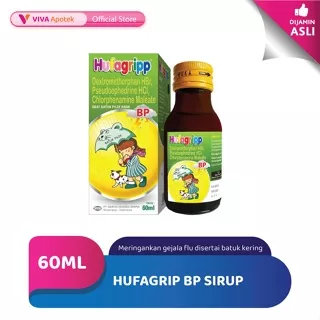 Hufagrip BP (Hijau) Meringankan Gejala Flu (60 ml)