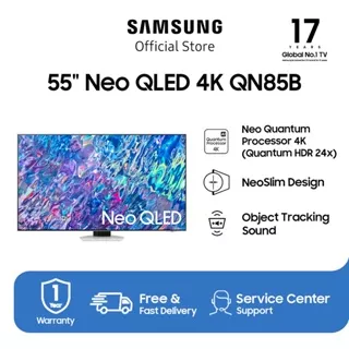 Samsung Smart TV 55 inch Neo QLED 4K QN85B dengan Dolby Atmos QA55QN85BAKXXD