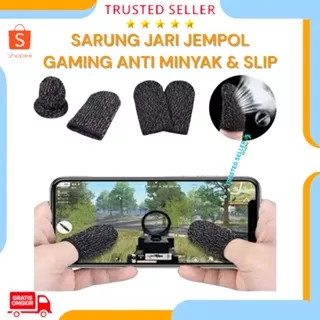 Finger Cots Sarung Jari Tangan Jempol Anti Basah Minyak 1 Pasang(2pcs) Gaming Main Mobile Legend Pubg FF Anti Slip