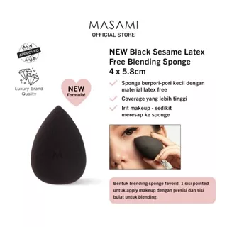 Masami Black Sesame Blending Sponge Latex Free / Beauty Blender