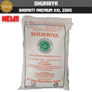 Shukriya Basmati Premium XXL 25 KG