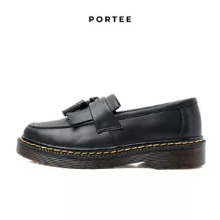 Sepatu Boots Wanita Portee Goods Original Loafers Hitam