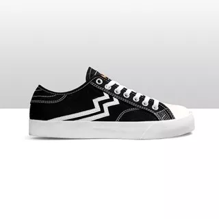 Geoff Max - Maverick Black White STZ | Sepatu Pria Wanita Sneakers Casual Sekolah Kuliah