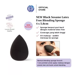 Masami NEW Black Sesame Blending Sponge Latex Free / Beauty Blender