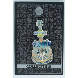 Hard Rock Cafe Pin Pins Stockholm City Tee Collectible Series