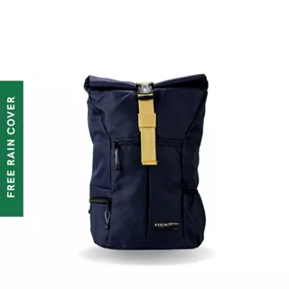 Tas Ransel Pria Backpack Laptop Bag Arcio Theo Navy [Free Rain Cover]