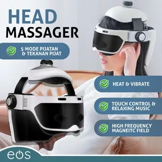 ORIGINAL 3 in 1 Electric Massager kepala, mata, Dan leher head massager