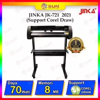 Mesin Cutting Sticker JINKA JK 721 / XL 721 versi 2022 ( Support Corel Draw )
