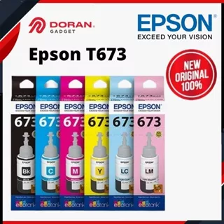 Epson T673 Tinta Printer 673 T673 Epson Refill Original untuk L850 L1800 L805