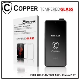 Xiaomi 12T - COPPER Tempered Glass Full Glue ANTI GLARE - MATTE