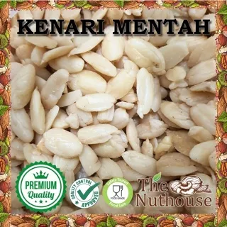 1kg Kenari Nuts RAW Whole / Kacang Kenari Mentah Utuh